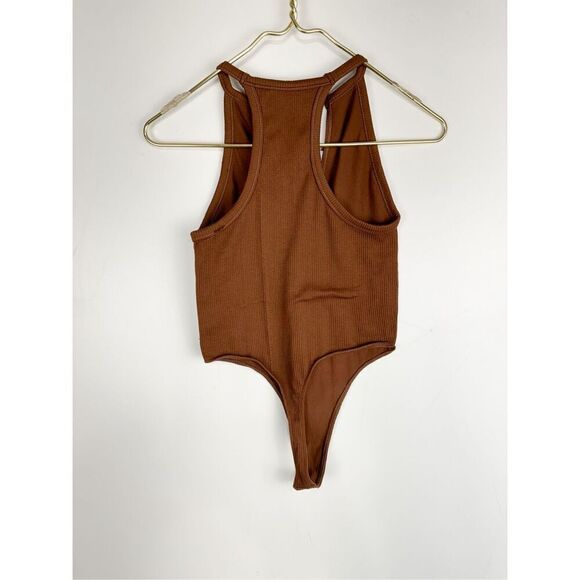 Urban Outfitters Women's Out From Under Clean Lines Bodysuit Top Brown Size XS/S - Picture 4 of 6
